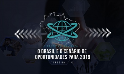 Ilustração do evento "O Brasil e o cenário de oportunidades para 2019"