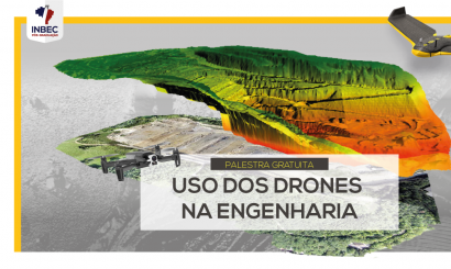 Ilustração do evento "Uso dos Drones na Engenharia"