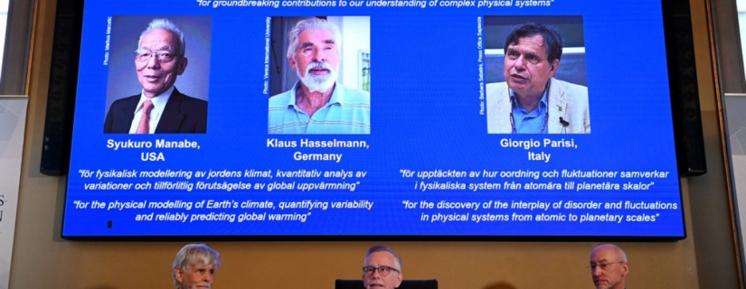 Nobel de Física vai para pesquisadores que aprimoraram modelos de previsão do clima